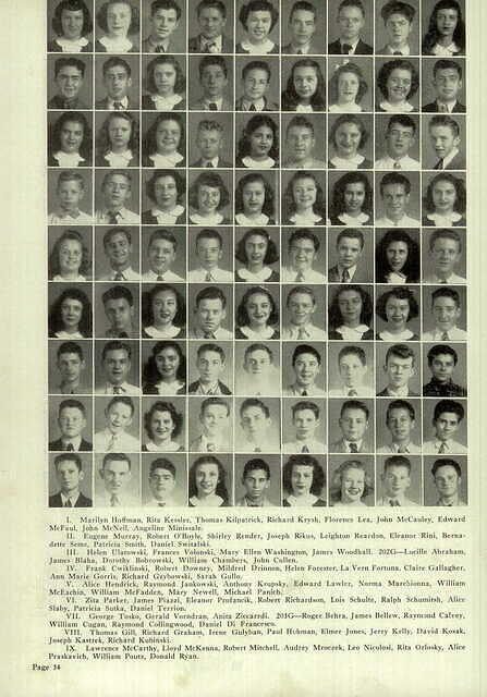 Yearbook Holy Name 1947 Dave Kosak p34