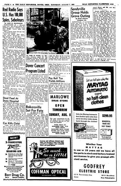 Article_Daily_Reporter_Sat_Aug_7_1954_Ira_Millette