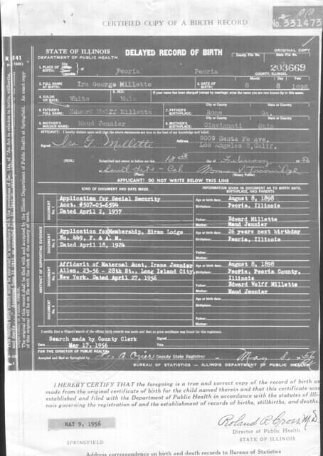 Birth_Cert_Ira_Millette_front