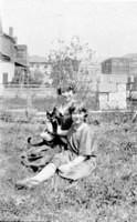 Irene_Mildred_Millette_in_NY_backyard